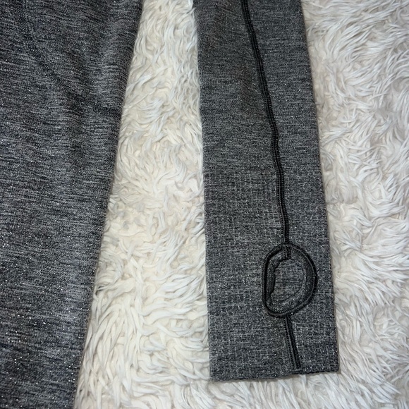 Sparkly Gray Lululemon long sleeve - Picture 5 of 6